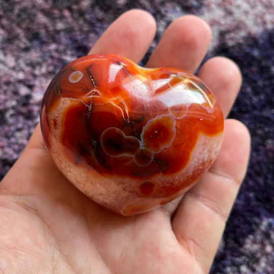 Carnelian Heart Rock