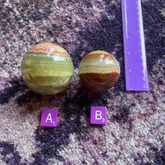 Green Onyx Sphere