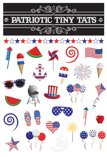 Patriotic Tiny Tats