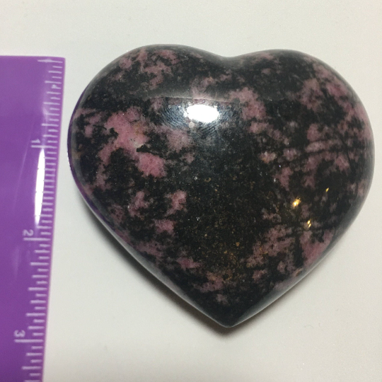 Rhondonite Heart Stone