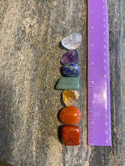 7 Chakra Tumbled Stones Set