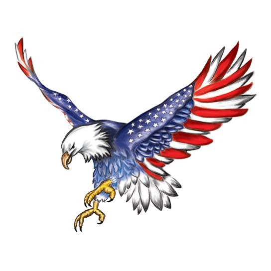American Eagle Temporary Tattoo