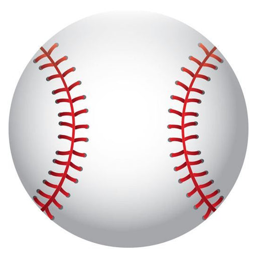 Large baseball temporary tattoo. 