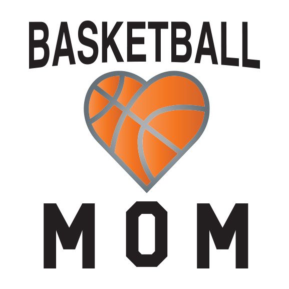 Metallic Basketball Mom Temporary Tattoo
