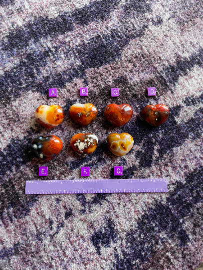 Carnelian Heart Rock