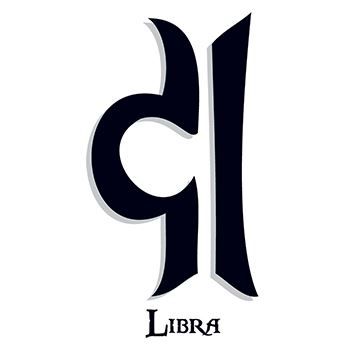 Libra Zodiac Temporary Tattoo