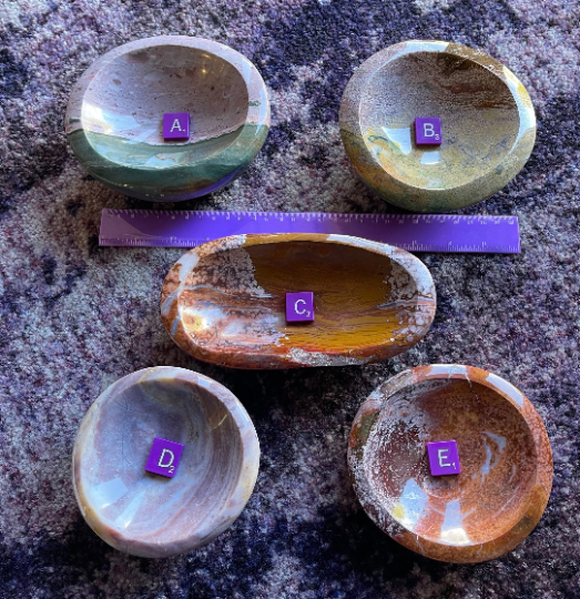 Ocean Jasper Bowls