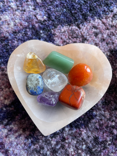 Selenite Heart Charging Bowl