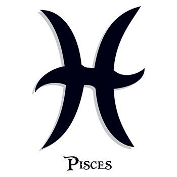 Pisces Zodiac Temporary Tattoo