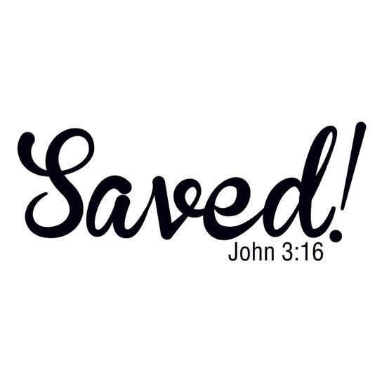 Saved John 3:16 Temporary Tattoo