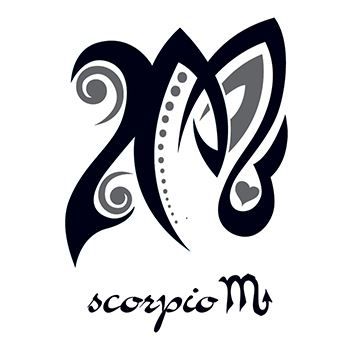 Scorpio Zodiac Temporary Tattoo