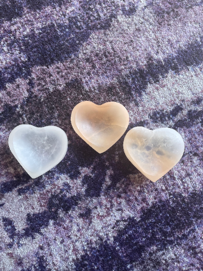 Selenite Heart Charging Bowl