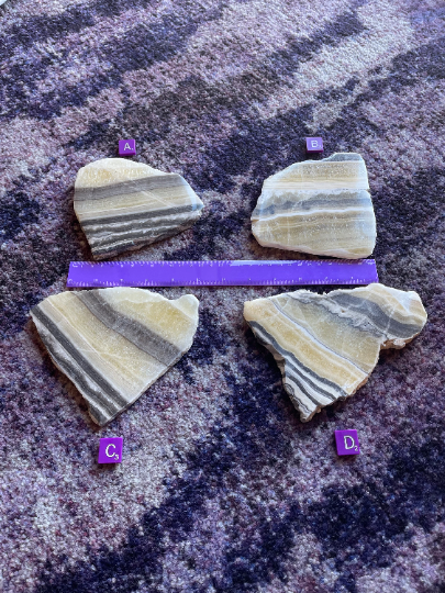 Zebra Calcite Slab