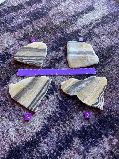 Zebra Calcite Slab